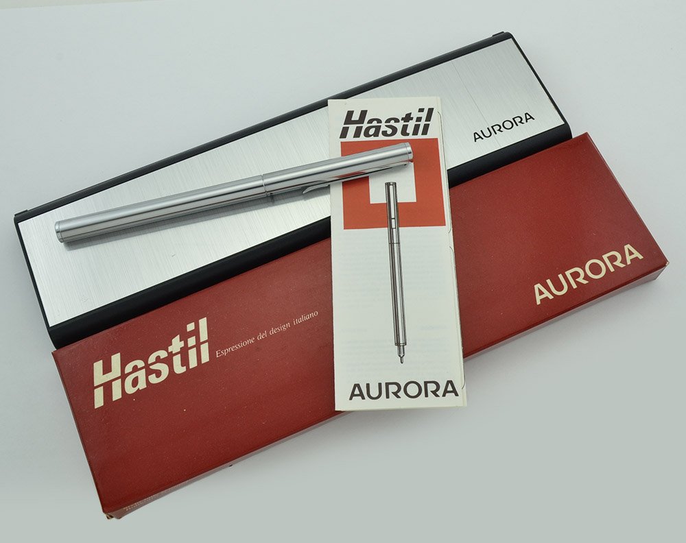 【レア】AURORA Hastil ボールペン　1982年　専用ケース入り レア】AURORA Hastil ボールペン 1982年 専用ケース入り レア】AURORA
